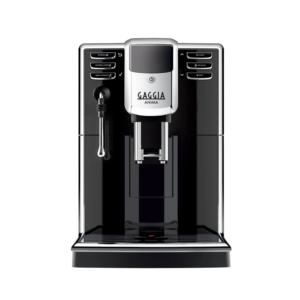 Gaggia Anima mesin kopi espresso full automatic premium Italia dengan ceramic grinder dan steam wand stainless steel untuk espresso dan cappuccino berkualitas cafe.