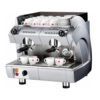 Gaggia GD 2 Group mesin espresso komersial premium Italia dengan dual group head, steam wand profesional, dan boiler besar untuk coffee shop dan cafe.