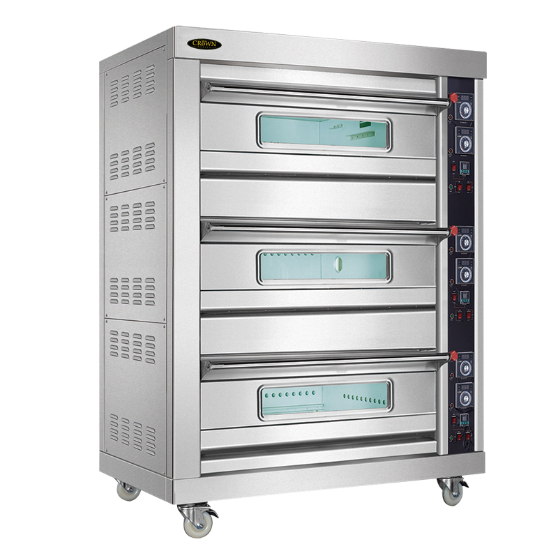 Gas Oven 3 Deck 6 Tray