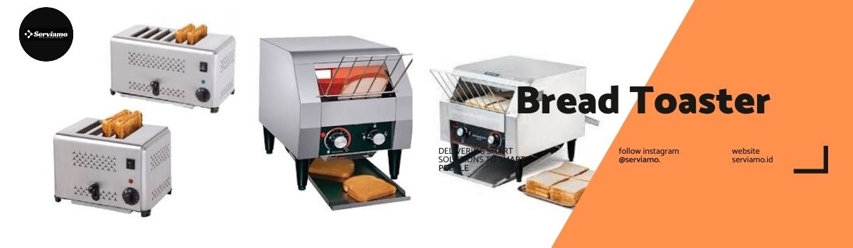 Toaster Alat Pemanggang Roti Mesin Panggang Roti Bakar Tawar