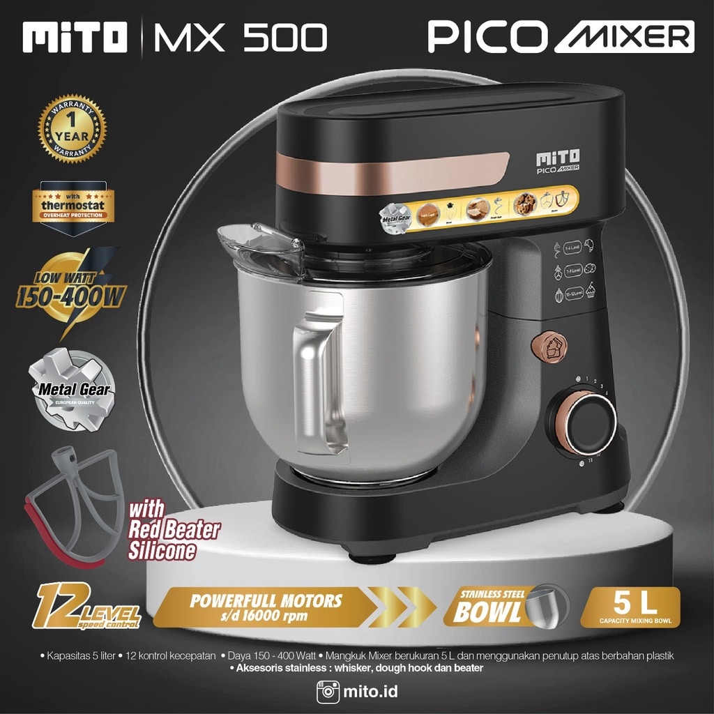Kelebihan dan Kekurangan Mixer Mito MX100 Pemenuhan Kebutuhan Dapur
