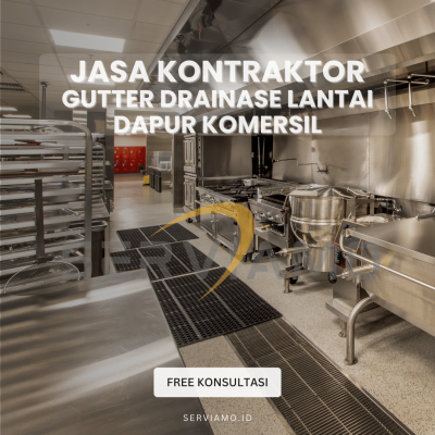 Jasa Kontraktor Lantai Dapur Gutter Dapur Komersil Hotel Kitchen