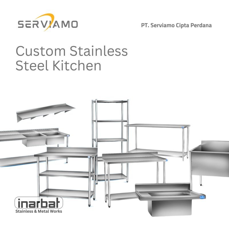 stainless steel kustom commercial kitchen