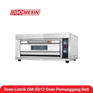 Oven Listrik GM-ED12 Oven Listrik 1 Deck 2 Tray Go Mesin