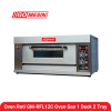 Oven Roti GM-RFL12C Oven Gas 1 Deck 2 Tray Go Mesin