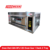 Oven Roti GM-RFL12D Oven Gas 1 Deck 2 Tray Go Mesin