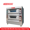 Oven Roti GM-RFL24C Oven Gas 2 Deck 4 Tray Go Mesin