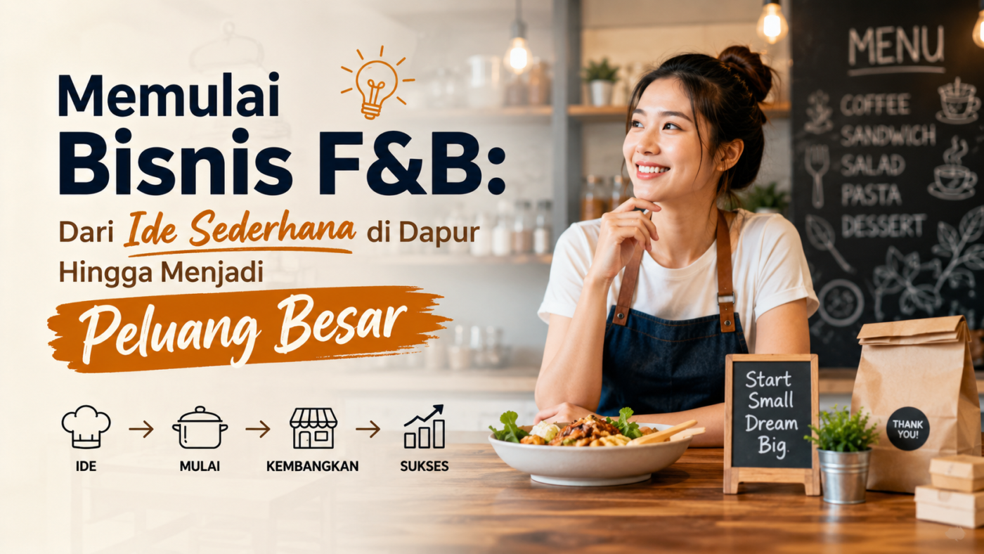 Memulai Bisnis F&B Dari Ide Sederhana di Dapur Hingga Menjadi Peluang Besar