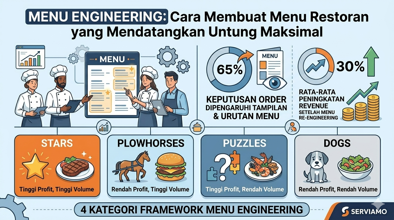 Menu Engineering Restoran Cara Membuat Menu Restoran yang Mendatangkan Untung Maksimal